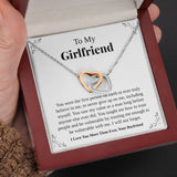 Interlocking Hearts Necklace- Your Grace, The Little Things, Gift For Girlfriend, For Birthday, Christmas, Mother's Day