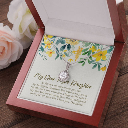 "Been Part Of My Life" Foster Daughter Necklace Gift From Mom Dad Eternal Hope Pendant Jewelry Box Birthday Christmas Graduation New Year
