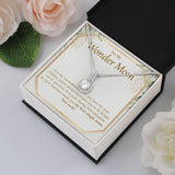 "The Unconditional Love You Have" Wonder Mom Necklace Gift From Daughter Son Eternal Hope Pendant Jewelry Box Mothers Day Birthday Christmas Valentines