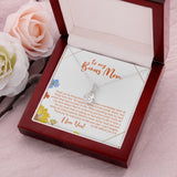 "Heart and Soul" Bonus Mom Necklace Gift From Daughter Son Alluring Beauty Pendant Jewelry Box Birthday Christmas Mothers Day Thanksgiving