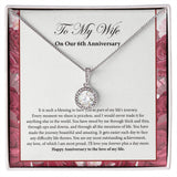 "Such A Blessing" Wife 6th Wedding Anniversary Necklace Gift  From Husband Eternal Hope Pendant Jewelry Box