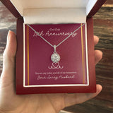 "My Tomorrow" Wife 19th Wedding Anniversary Necklace Gift From Husband Eternal Hope Pendant Jewelry Box