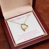 "To Walk And Talk" Sister In Law 20th Wedding Anniversary Necklace Gift From Sister-In-Law Brother-In-Law Forever Love Pendant Jewelry Box