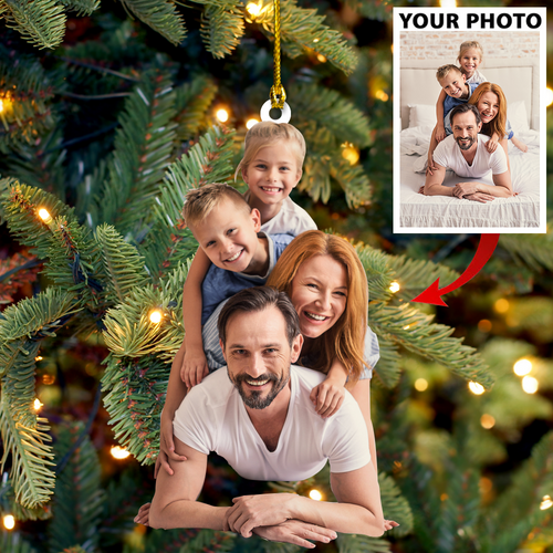 Ornament - Family Cute Custom photo Ornament