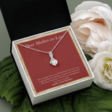 "Making It Work" Mother In Law Wedding Anniversary Necklace Gift From Daughter-In-Law Son-In-Law Alluring Beauty Pendant Jewelry Box