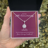 "My Tomorrow" Wife 19th Wedding Anniversary Necklace Gift From Husband Eternal Hope Pendant Jewelry Box
