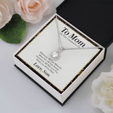 "All Your Memories" Mom Graduation Necklace Gift From Daughter Son Eternal Hope Pendant Jewelry Box