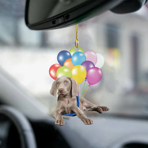 Weimaraner Fly With Bubbles Dog Hanging Ornament Dog Ornament Godmerch