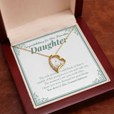 "Destined For Great Things" Daughter Job Promotion Necklace Gift From Mom Dad Forever Love Pendant Jewelry Box