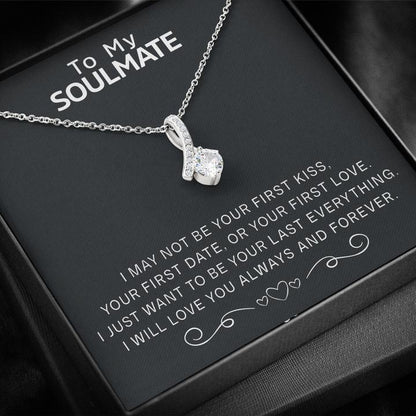 To My Soulmate Necklace - I Will Love You Always And Forever - Alluring Necklace