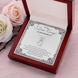 "To The Happy Journey" Future Nurse Graduation Necklace Gift From Mom Dad Grandma Grandpa Cousins Bestfriend Alluring Beauty Pendant Jewelry Box