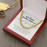 "Find Their Dream Home" Wonderful Realtor Husband Necklace Gift From Wife Cuban Link Chain Jewelry Box Job Anniversary Birthday Christmas