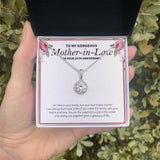 "Family With Heart and Joy" Gorgeous Mother In Law 20th Wedding Anniversary Necklace Gift From Daughter-In-Law Son-In-Law Eternal Hope Pendant Jewelry Box