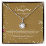 "God Given" Daughter Engagement Necklace Gift From Dad Eternal Hope Pendant Jewelry Box