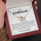 Interlocking Hearts Necklace- Your Grace, The Little Things, Gift For Girlfriend, For Birthday, Christmas, Mother's Day