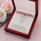 "Unconditional Love" Mom Necklace Gift From Daughter Son Alluring Beauty Pendant Jewelry Box Birthday Thanksgiving Christmas Mothers Day