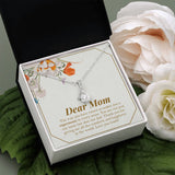 "Supermom In Every Sense" Single Mom Necklace Gift From Daughter Son Alluring Beauty Pendant Jewelry Box Mothers Day Birthday Christmas Valentines