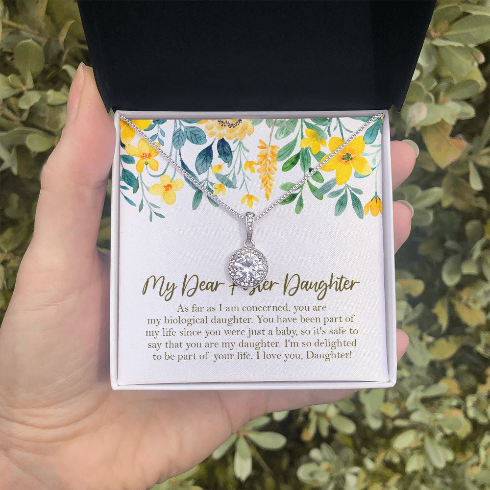 "Been Part Of My Life" Foster Daughter Necklace Gift From Mom Dad Eternal Hope Pendant Jewelry Box Birthday Christmas Graduation New Year