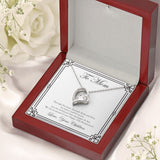 "Marriage Do Last" Mom 17th Wedding Anniversary Necklace Gift From Daughter Son Forever Love Pendant Jewelry Box