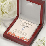 "The Challenges Ahead" Bestfriend Job Promotion Necklace Gift From BFF Bestie Colleague Alluring Beauty Pendant Jewelry Box