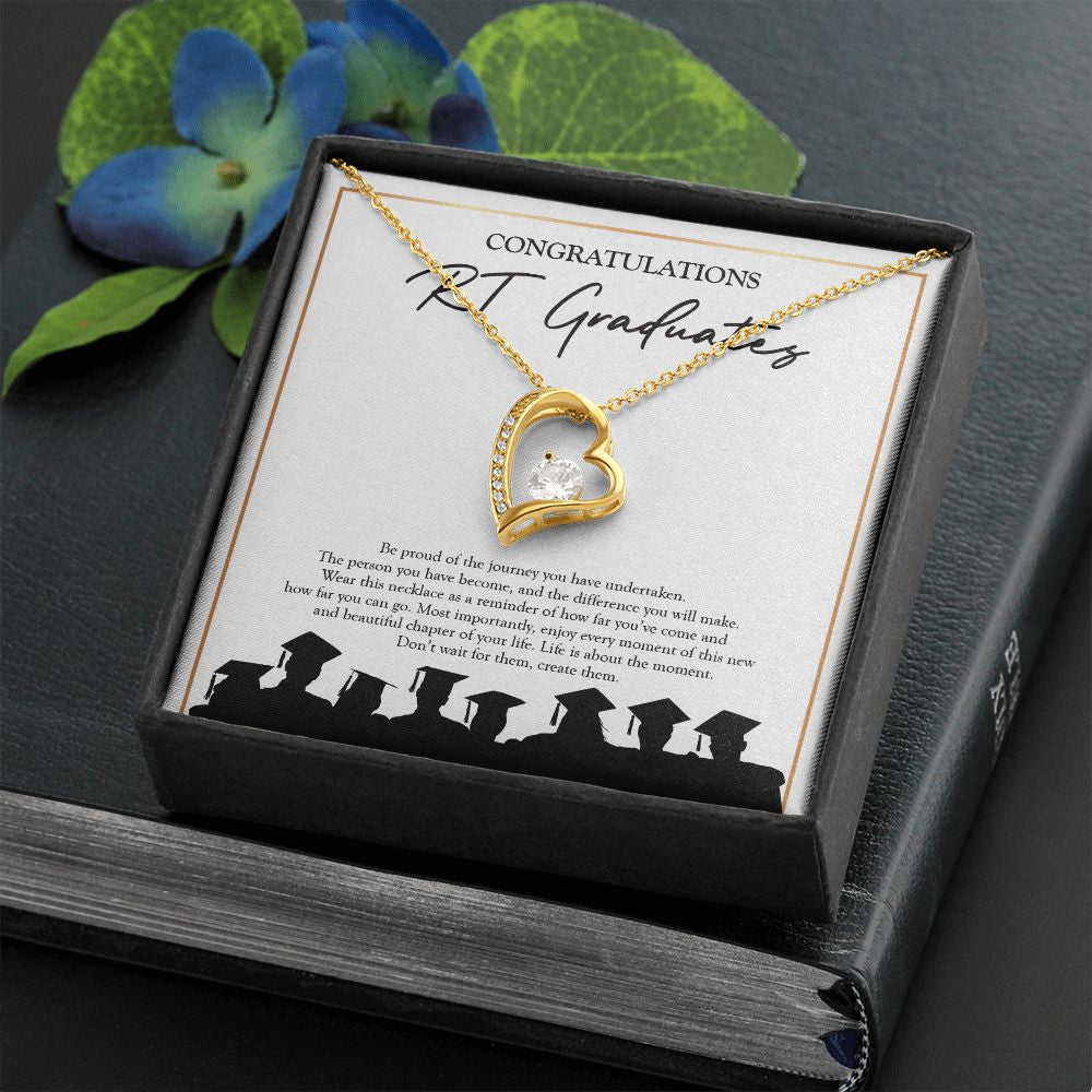 "Don't Wait, Create Them" Respiratory Therapist Graduation Necklace Gift From Mom Dad Grandma Teacher Bestfriend Forever Love Pendant Jewelry Box