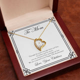 "Marriage Do Last" Mom 17th Wedding Anniversary Necklace Gift From Daughter Son Forever Love Pendant Jewelry Box