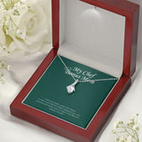 "Expert Chef Like You" Chef Bonus Mom Necklace Gift From Daughter Son Alluring Beauty Pendant Jewelry Box Birthday Christmas Thanksgiving Valentines