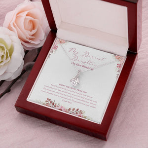 "Bottle You Up" Daughter Birthday Necklace Gift From Mom Dad Parents Alluring Beauty Pendant Jewelry Box