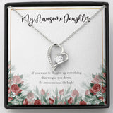 "If You Want To Fly" Awesome Daughter Necklace Gift From Mom Dad Forever Love Pendant Jewelry Box Birthday Christmas Graduation Thanksgiving