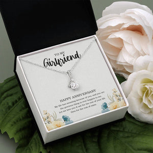 "The Rest Of Mine" Girlfriend Anniversary Necklace Gift From Boyfriend Alluring Beauty Pendant Jewelry Box