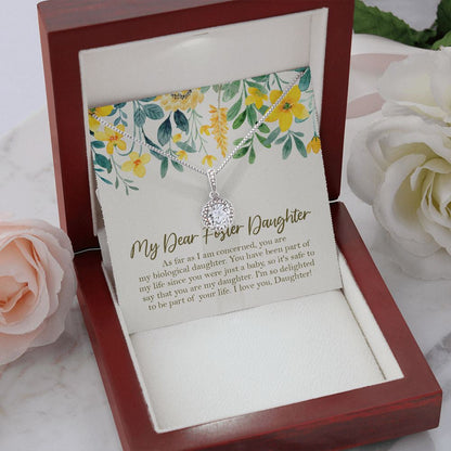 "Been Part Of My Life" Foster Daughter Necklace Gift From Mom Dad Eternal Hope Pendant Jewelry Box Birthday Christmas Graduation New Year