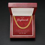 "Colorful Magical Festival" Husband Christmas Necklace Gift From Wife Cuban Link Chain Jewelry Box