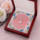 "Braver Than You Believe" Sweet Sixteen Birthday Necklace Gift From Mom Dad Grandma Grandpa Friends Alluring Beauty Pendant Jewelry Box