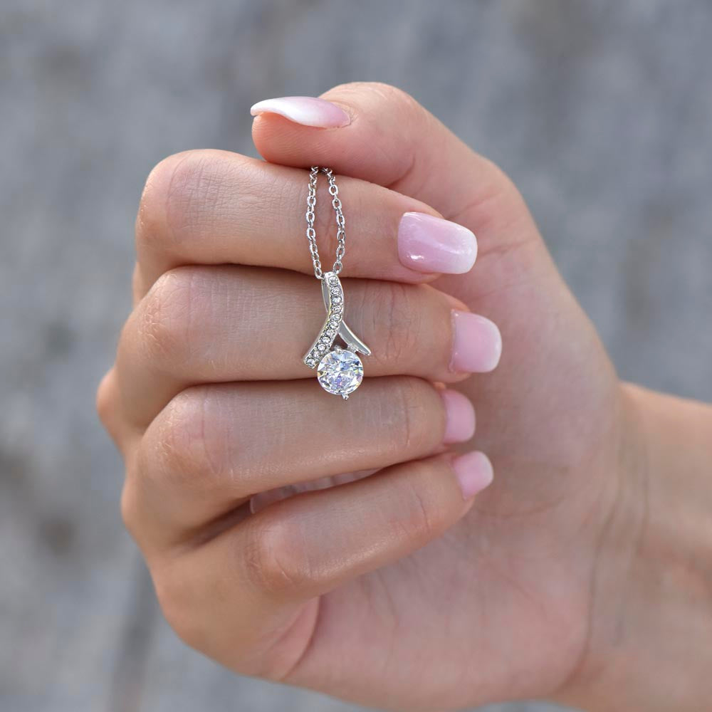 "More Deserving Of Thank You" Ph.D. Daughter Necklace Gift From Mom Dad Alluring Beauty Pendant Jewelry Box Birthday Job Anniversary Christmas