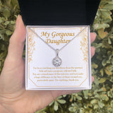 "Transformer Of The Universe" Gorgeous Daughter Necklace Gift From Mom Dad Eternal Hope Pendant Jewelry Box Birthday Graduation Christmas Wedding