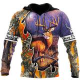 Hunting Gifts Deer Hunting Gifts Deer Hunting All Over Printed US Unisex Size Hoodie
