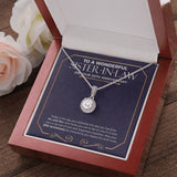 "Everything You Hope" Wonderful Sister In Law 20th Wedding Anniversary Necklace Gift From Sister-In-Law Brother-In-Law Eternal Hope Pendant Jewelry Box