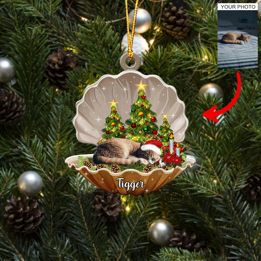Personalized Gift For Pet Lovers Pet In Seashell Ornament