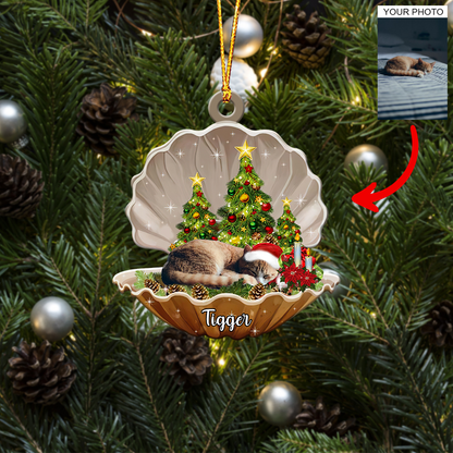 Personalized Gift For Pet Lovers Pet In Seashell Ornament