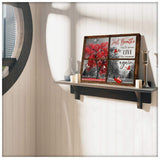 Window Butterflies You Will Never Live This Moment Again Canvas Wall Art
