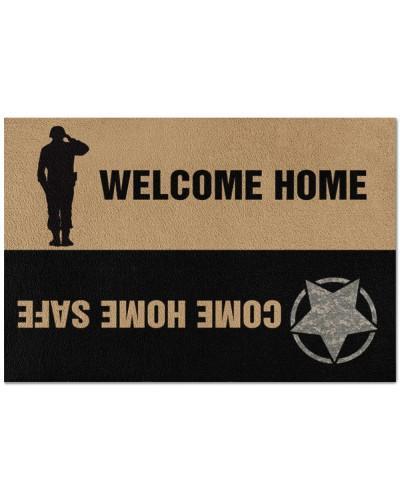 Army Welcome Home Doormat | Colorful | Size 8x27'' 24x36''