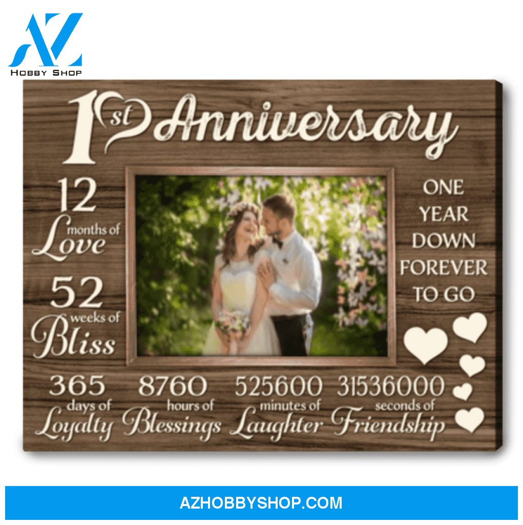 1st Wedding Anniversary Gift Personalized Anniversary Gifts For Couples