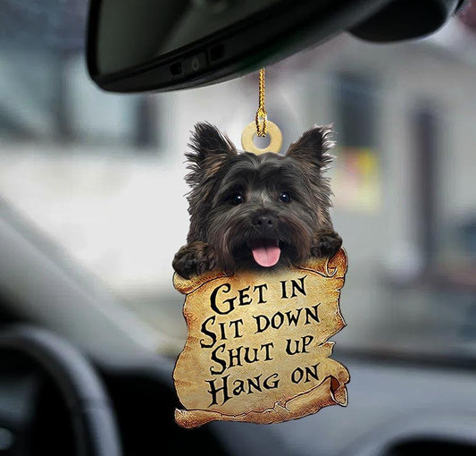 Godmerch- Ornaments- Cairn Terrier get in Cairn Terrier lover dog mom two sided ornament, Dog Ornaments, Car Ornaments