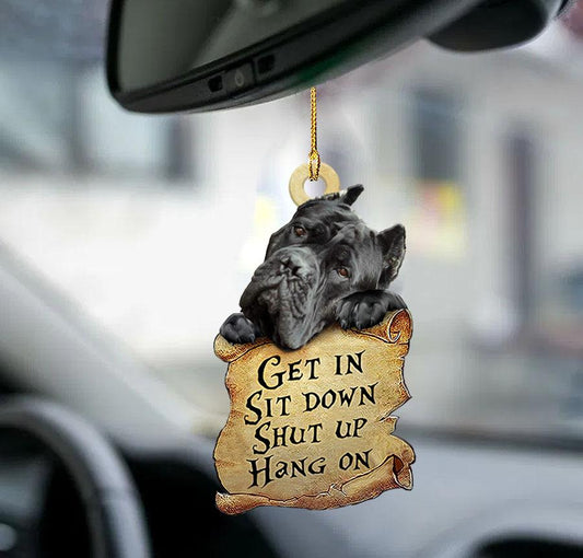 Godmerch- Ornaments- Cane Corso get in two sided ornament, Dog Ornaments, Car Ornaments