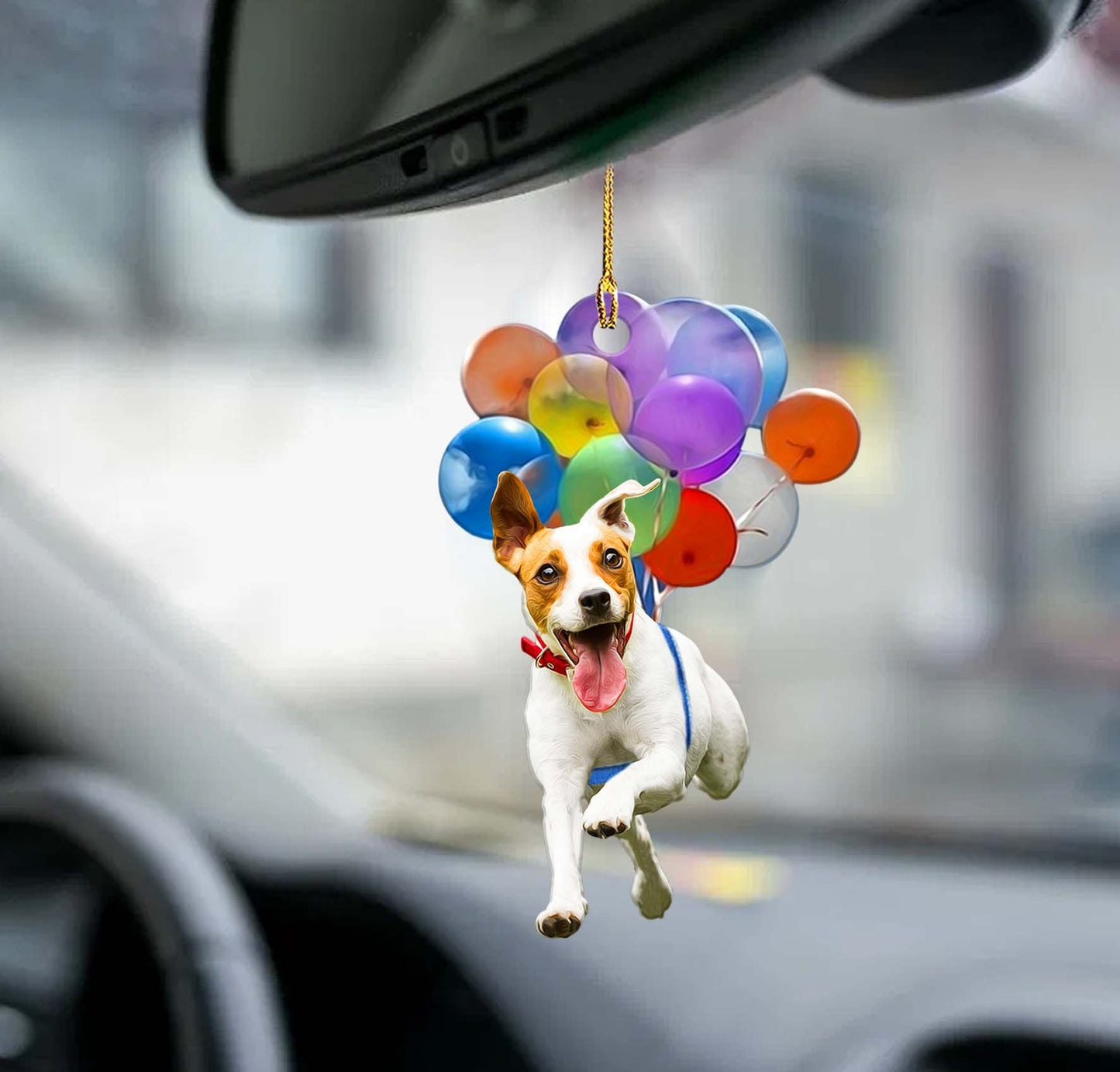 Jack Russell Terrier Fly With Bubbles Dog Hanging Ornament Dog Ornament Godmerch