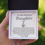 Necklace for Daughter - To My Precious Daughter Jewelry You Will Always Be My Baby Girl - Alluring Beauty Necklace - TGV