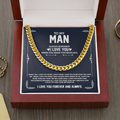 To My Man Necklace - Always Remember I Love You When You Wear This Necklace Cuban Link Chain Necklace XL007D - TGV