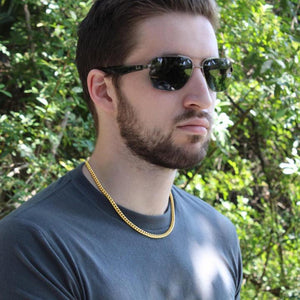 To My Man - You are my life, my inspiration, my strength & my soulmate I Love You Forever & Always - Cuban Link Chain Necklace - TGV
