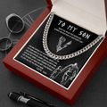 To My Son - Always Believe In Your Heart - Cuban Link Chain Necklace - TGV