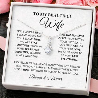 To my Smokin' Hot Soulmate - I became your and you became mine. We will stay together Love Knot, Alluring Beauty, Turtle, Cross Dancing Necklace Gift 357C - TGV